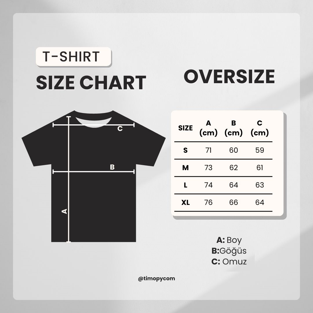 Oversize Beden Tablosu